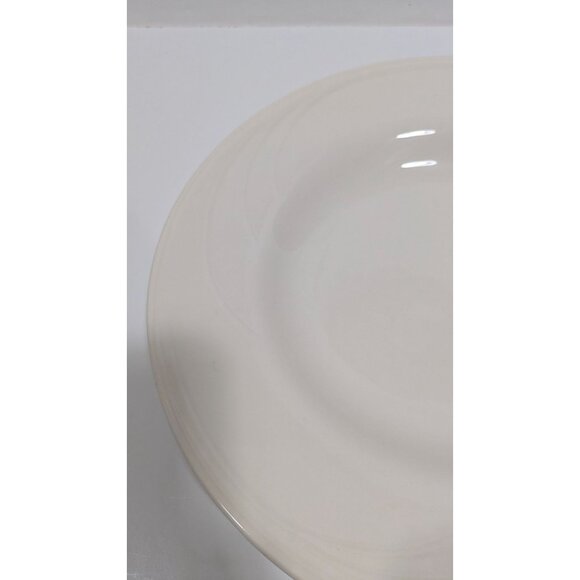 Syracuse Cascade Flint White Ceramic Pasta Dinner Plate 12 inch - Picture 2 of 9